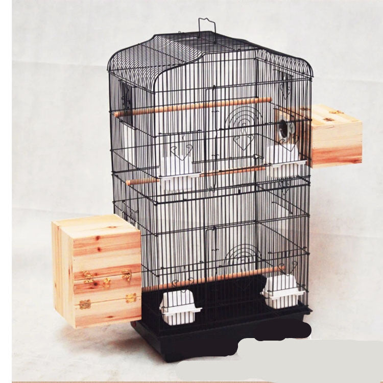 Portable Pet Display Cage Wire Bird Cage Parrot Cage - iztia