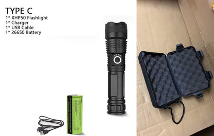 XHP70.2 Powerful Usb Led Flashlight - iztia