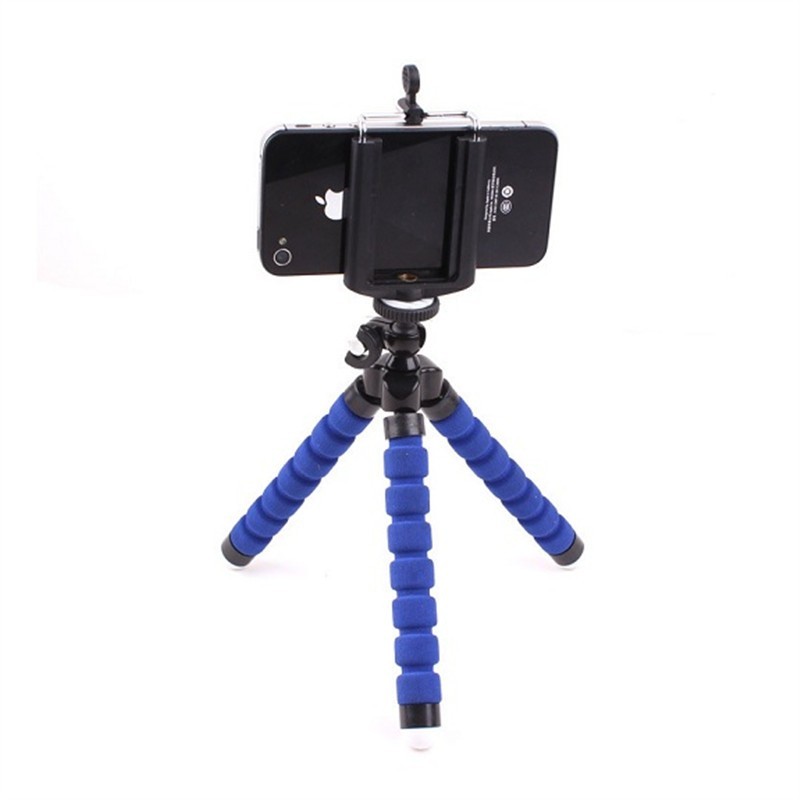 Mini Flexible Sponge Octopus Tripod Smartphone Tripod For Gopro 10 9 Camera Accessory - iztia