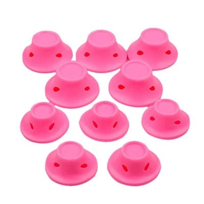 Soft Rubber Magic Hair Care Rollers Silicone Hair Curlers No Heat Hair Styling Tool - iztia