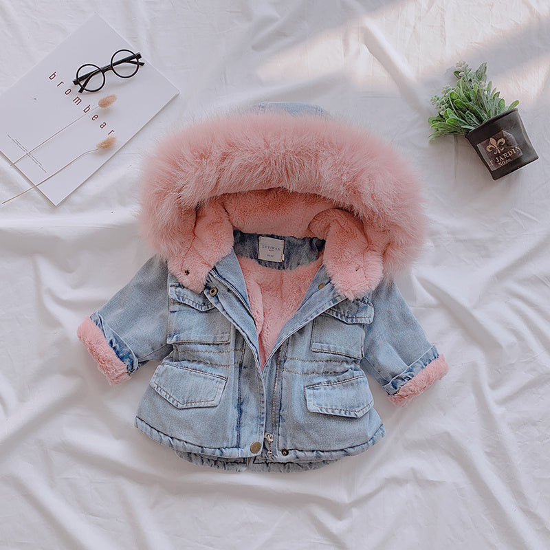 Girl denim coat - iztia