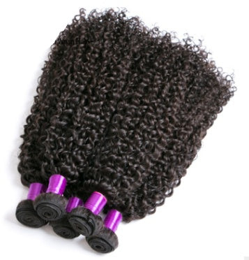 Brazilian Virgin Human Hair Kinky Curly Brazil Real Wig Hair Curtain - iztia