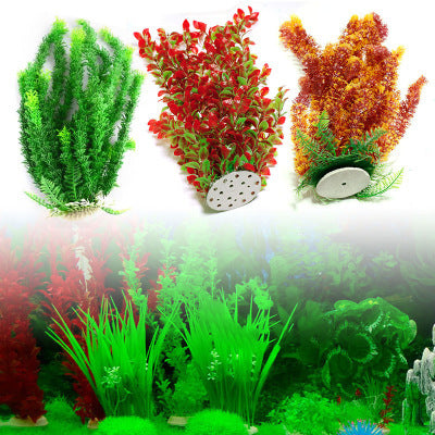 Aquarium fish tank ornament simulation plant - iztia