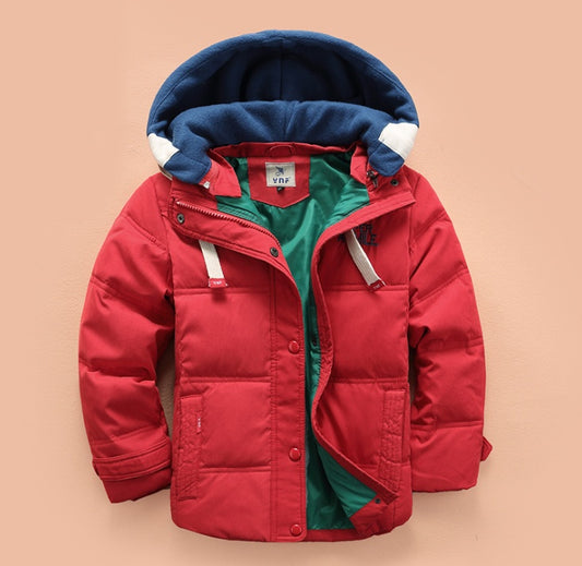 Children's down jacket boy new Korean version of the thickening down jacket in the children's winter clothing - iztia