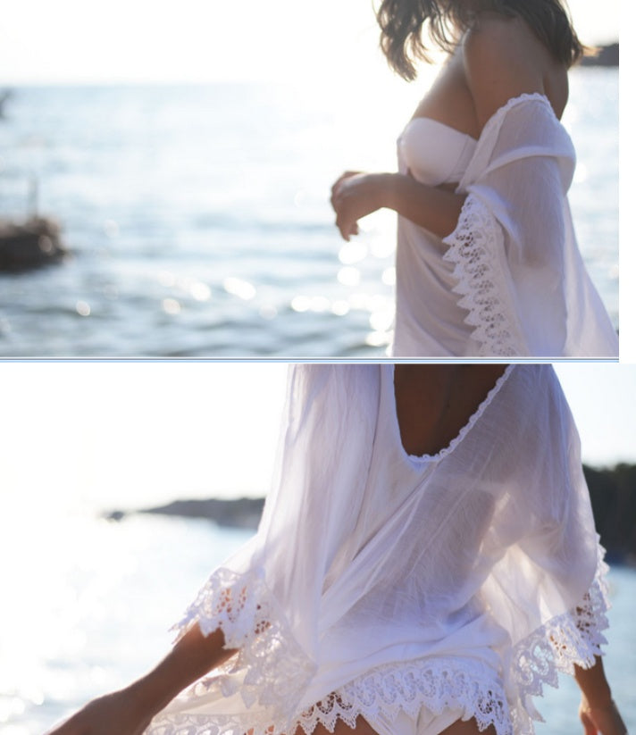 Tasselled Beach Coverup - iztia