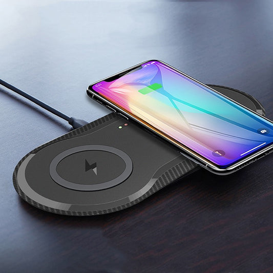 Wireless Charger Dual Mobile Phone Charger - iztia