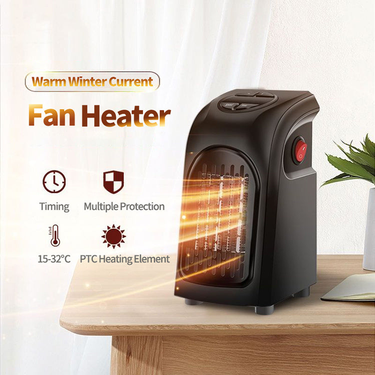 Winter Air Heater Fan Heater Electric Home Heaters Mini Room Air Wall Heater Ceramic Heating Warmer Fan For Home Office Camping - iztia