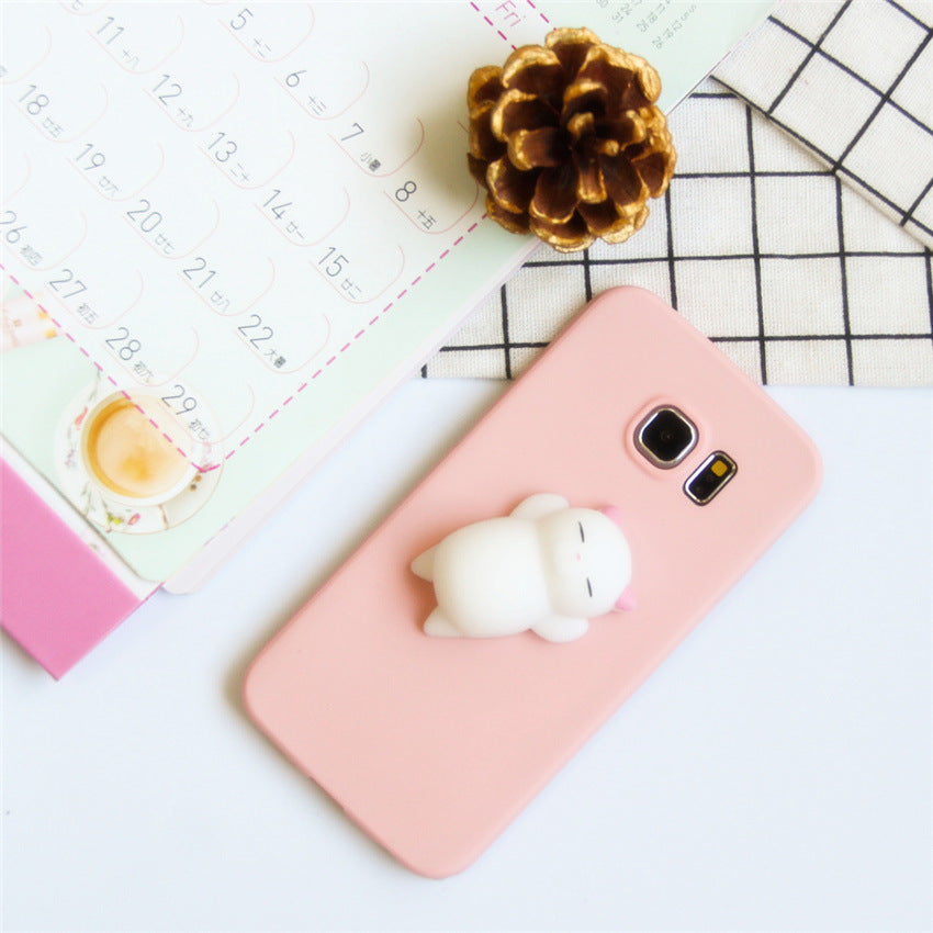 Three-dimensional cat Samsung mobile phone case - iztia