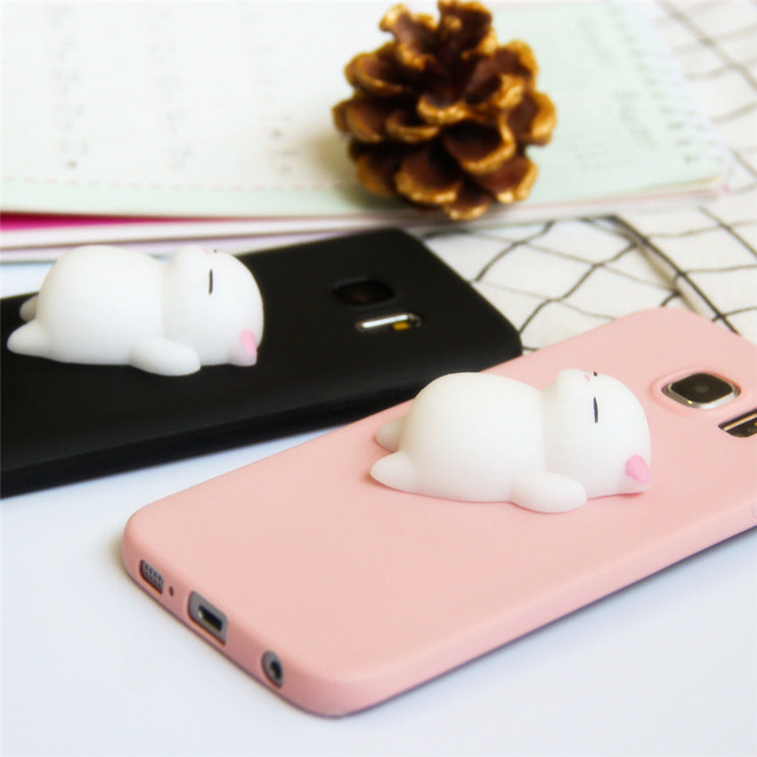 Three-dimensional cat Samsung mobile phone case - iztia