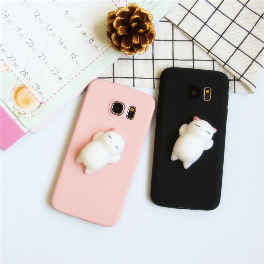 Three-dimensional cat Samsung mobile phone case - iztia