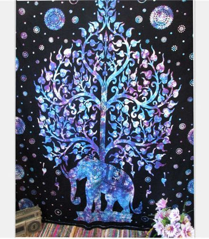 Stamp Bohemia Beach Blanket Mural - iztia