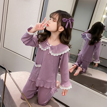 Girls' Suits, Autumn Clothes, Western Style, Children's Clothes - iztia