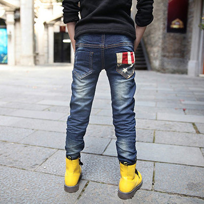 Boy patchwork jeans - iztia