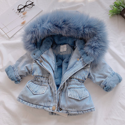 Girl denim coat - iztia