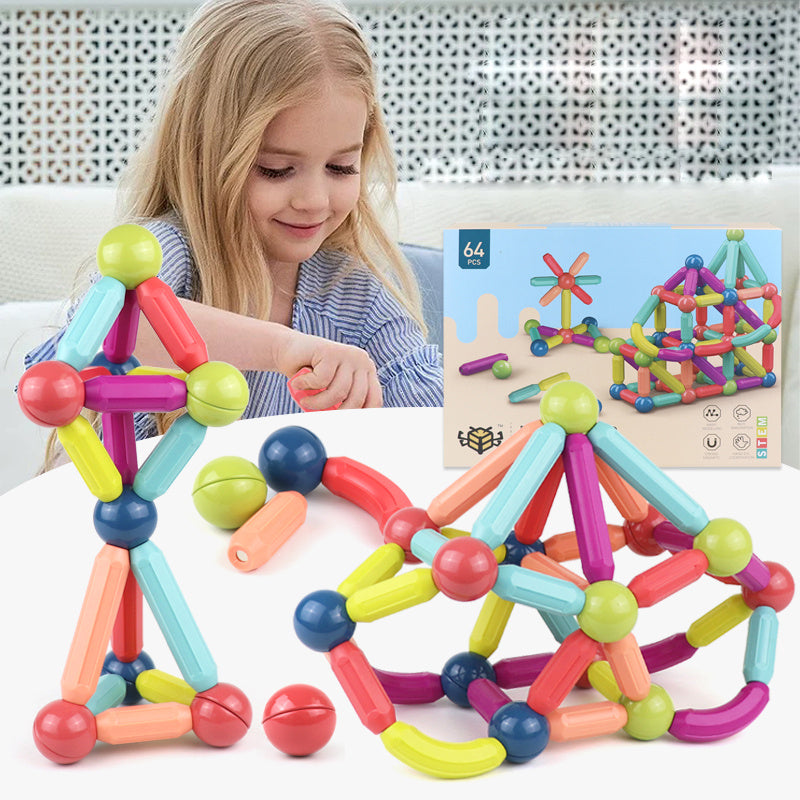 Baby Toys Magnetic Stick Building Blocks Game Magnets Children Set Kids Magnets For Children Magnetic Toy Bricks - iztia