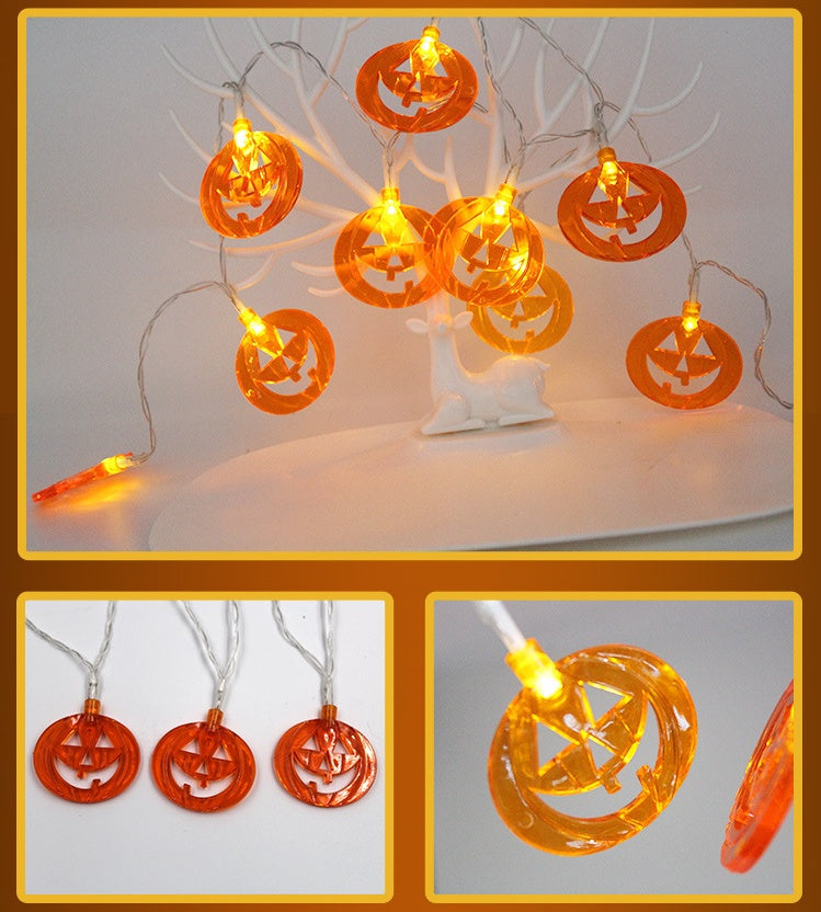 Halloween Decoration Pumpkin  Light  LED String Lights Lantern - iztia