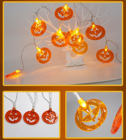 Halloween Decoration Pumpkin  Light  LED String Lights Lantern - iztia