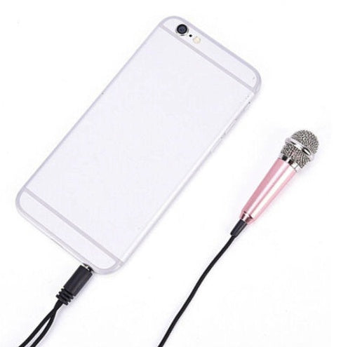 Mini mobile phone microphone mobile phone recording sing small microphone small microphone - iztia