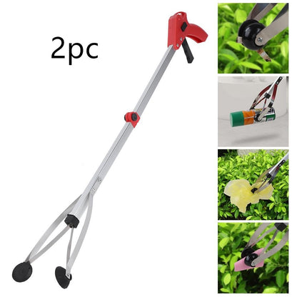 Aluminum alloy folding garbage clip picking device Household picking device Sanitation garbage clamp health clip - iztia