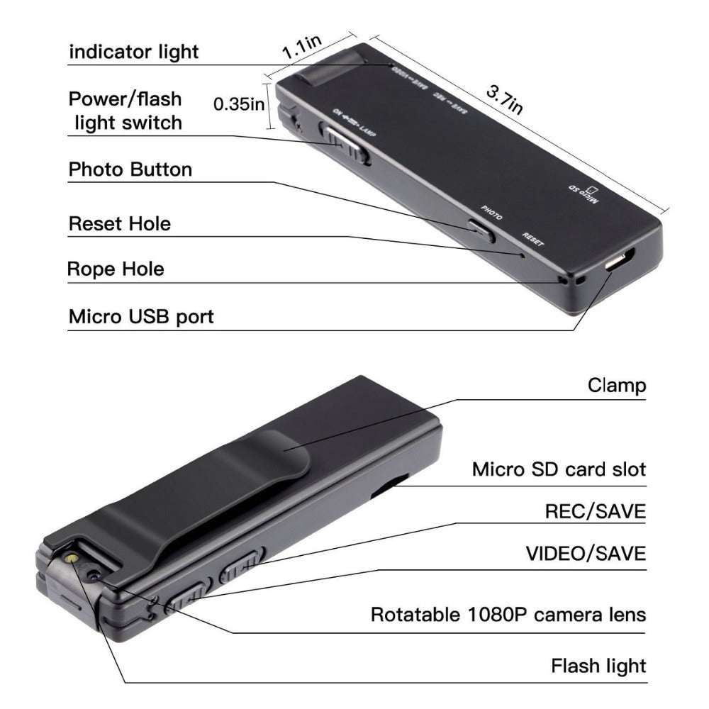 A3 metal strong magnetic digital recorder - iztia