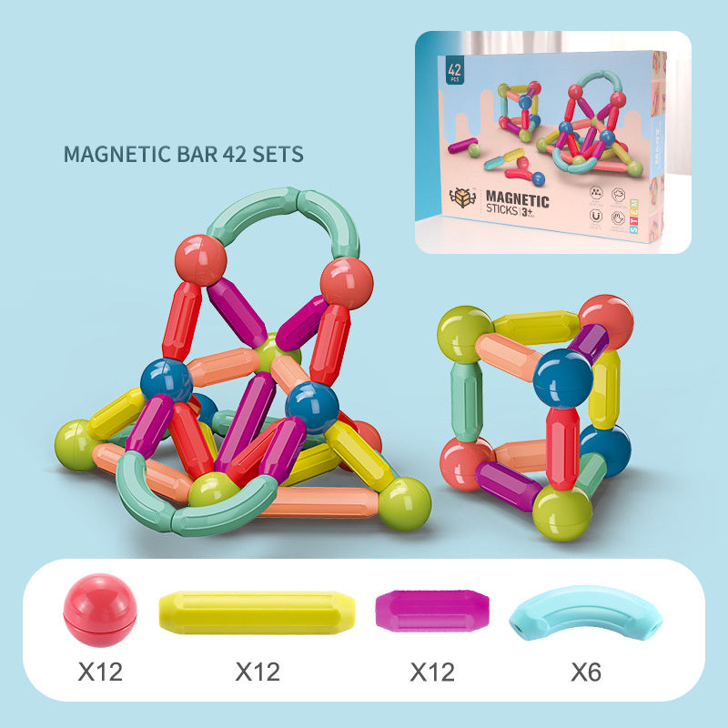 Baby Toys Magnetic Stick Building Blocks Game Magnets Children Set Kids Magnets For Children Magnetic Toy Bricks - iztia