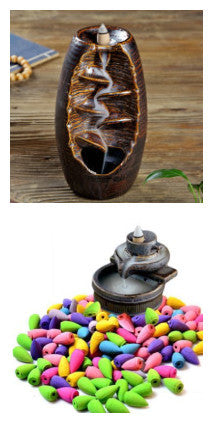 Multi-layers Ceramic Back flow Incense Burner - iztia