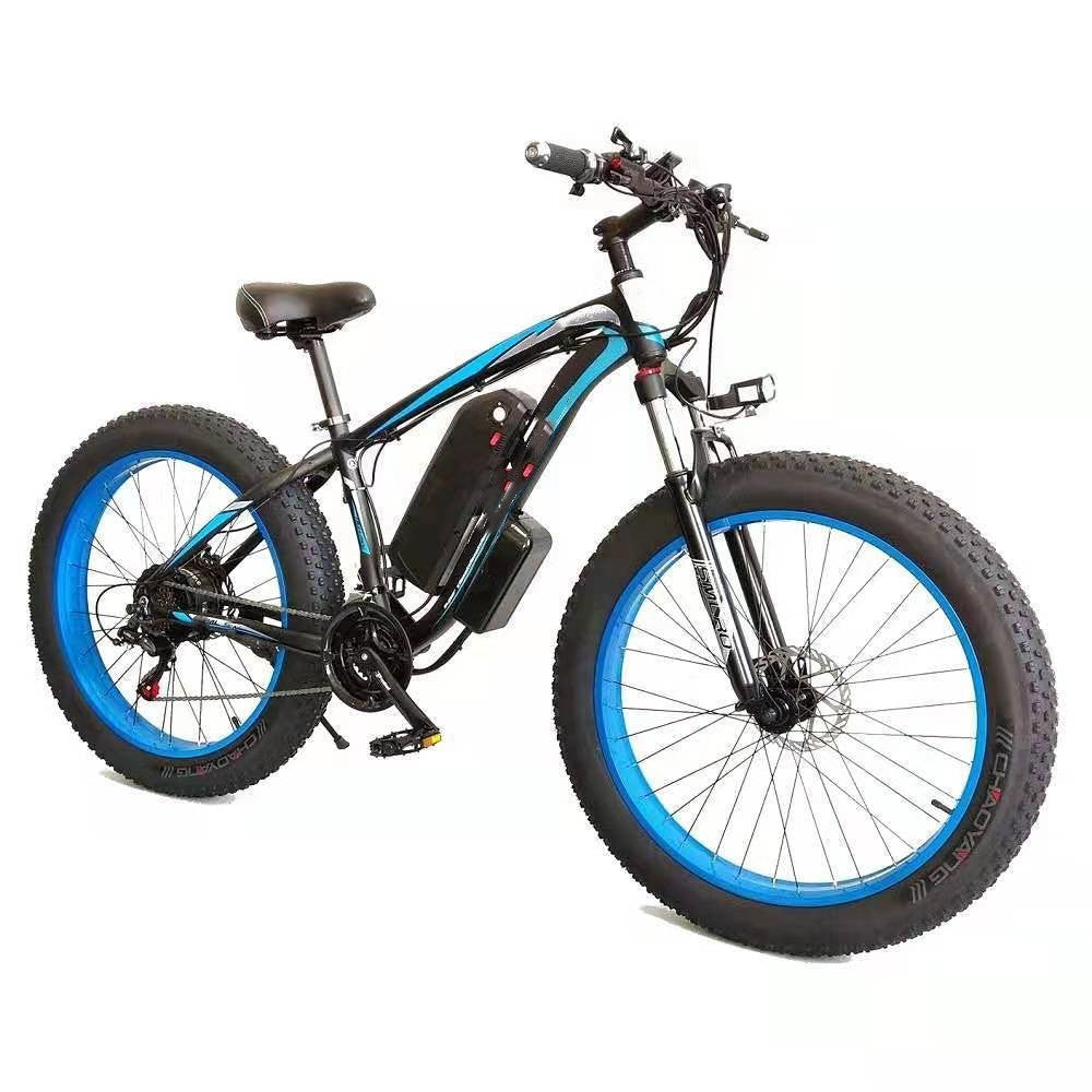 Electric Bicycle Lithium Tram Snow Electric Mountain Bike 21 Speed - iztia