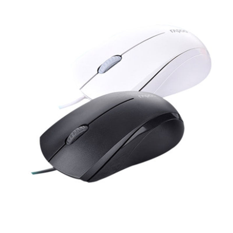 Optical Mouse for Desktop - Wired USB Connection - 1000dpi Resolution - Ergonomic Design - 3 Buttons: Office, Work, Home, Gaming - iztia