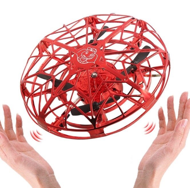 Flying Helicopter Mini Drone UFO RC Drone Infraed Induction - iztia