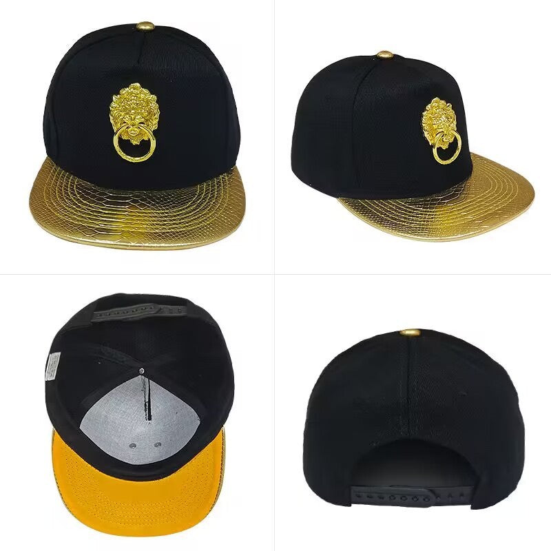 Men's PU Leather Hip-hop Baseball Cap - iztia