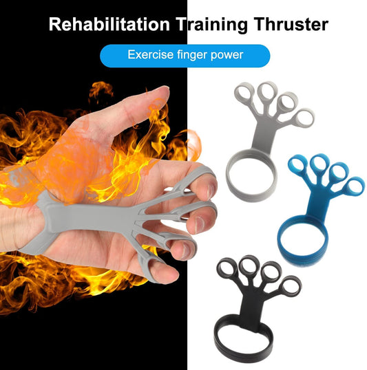 Silicone Grip Device Finger Exercise Stretcher Arthritis Hand Grip Trainer Strengthen Rehabilitation Training To Relieve Pain - iztia