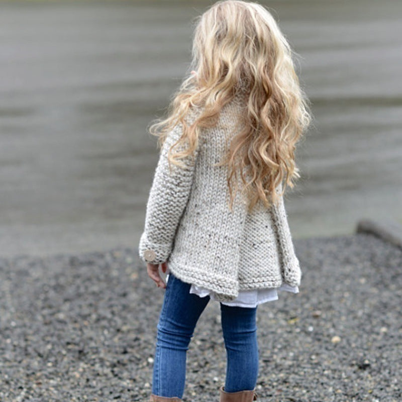 Girls cardigan sweater coat - iztia