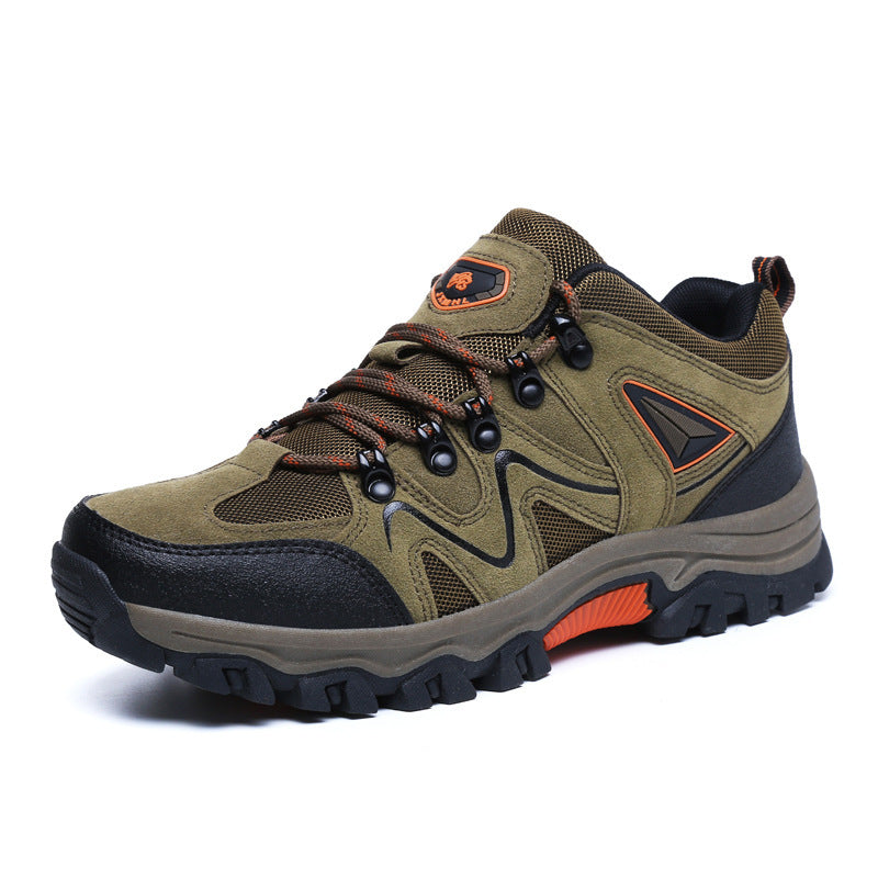 Outdoor Hiking Waterproof Non-slip Low-cut Hiking Shoes - iztia