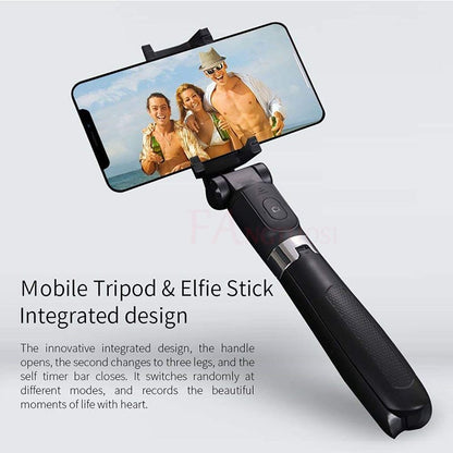 Compatible with Apple, Tripod Selfie Stick Mobile Universal Live Triangle Bracket One Bluetooth Selfie Artifact - iztia