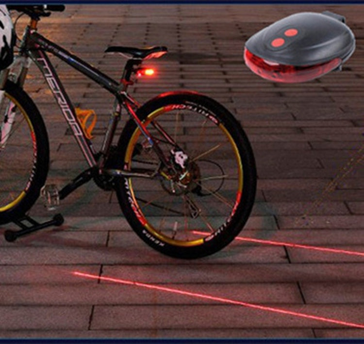 Bicycle Tail Light (5LED+2Laser) - iztia