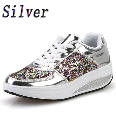 Sequin women's sneakers - iztia