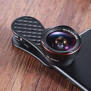 LQ-046 mobile phone lens wide-angle lens + macro lens external camera lens mobile phone mobile phone - iztia