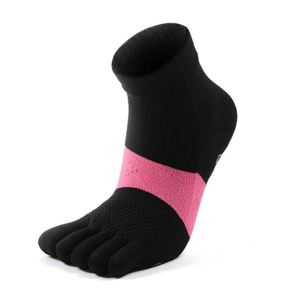 Breathable Marathon Running Antibacterial Yoga Five Finger Anti Slip Sports Socks - iztia