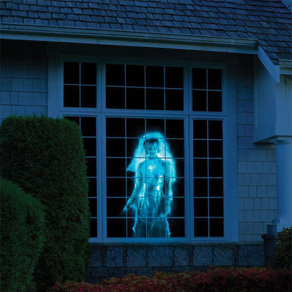 Window LED Lights Display Laser Halloween Home DJ Show Lights Christmas Spotlight Projector Movie Party Lights - iztia