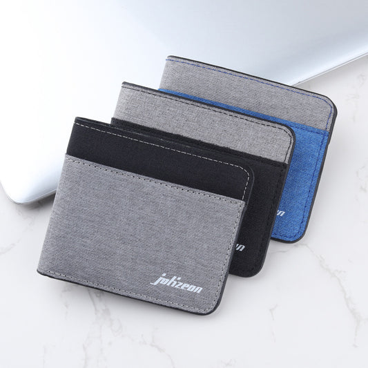 Personalized Trendy Niche Contrast Color Wallet Men's Wallet - iztia