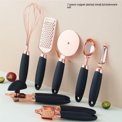 Kitchen Household Peeler Gadget Copper Plating Set - iztia