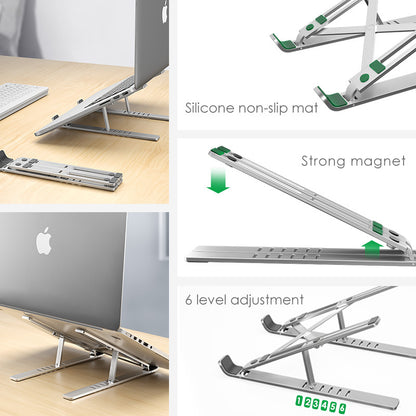 Laptop stand cooling portable adjustable stand - iztia