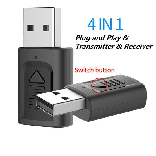 Four-in-one USB Audio Transmitter Receiver - iztia