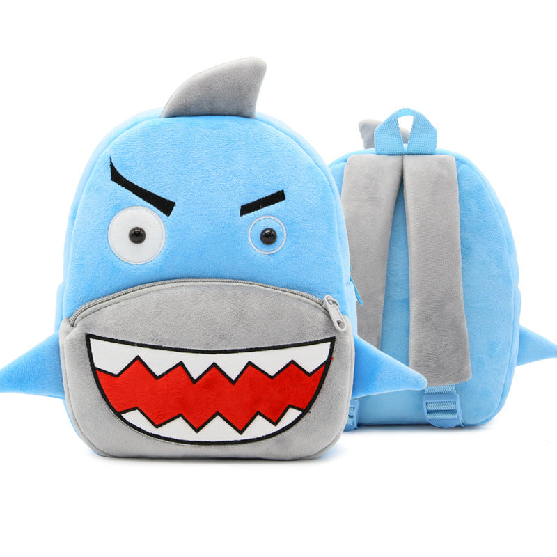 Cute Plush Backpacks Kindergarten Cartoon School Bags Children Animal Toys Bag - iztia