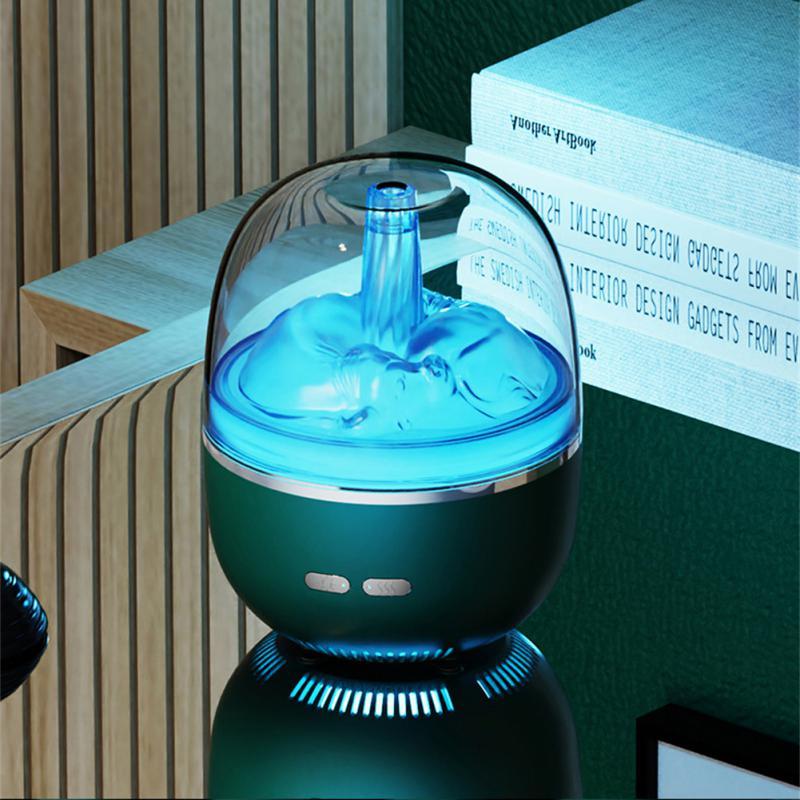 Air Humidifier Essential Oil Ultrasonic Aromatherapy Atomizer Colorful Light Heavy Fog Volume Office Home Accessories - iztia