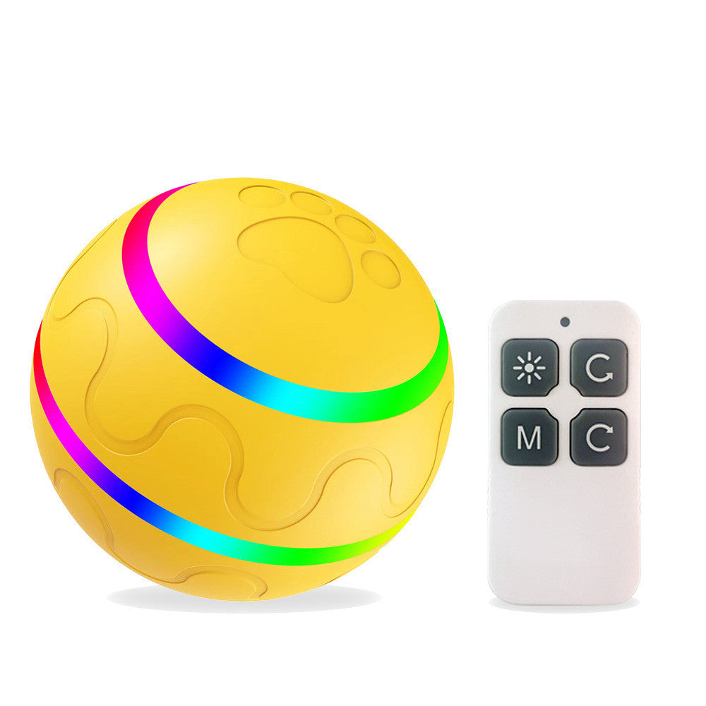 Pet New Cat Wicked Ball Toy Intelligent Ball USB Cat Toys Self Rotating Ball Automatic Rotation Ball - iztia