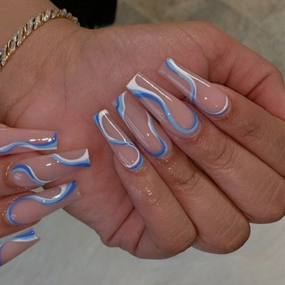 Wearing Nails Finished Soft Nails False Nails - iztia