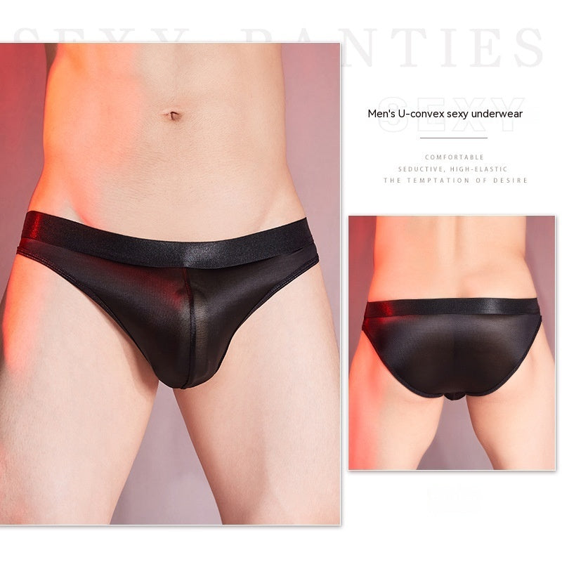 Comfortable and breathable underwear for men with a shiny, high-elastic design - iztia