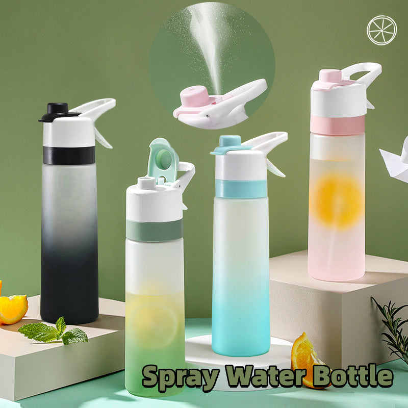 Spray Water Bottle For Girls Outdoor Sport Fitness Water Cup Large Capacity Spray Bottle Drinkware Travel Bottles Kitchen Gadgets - iztia