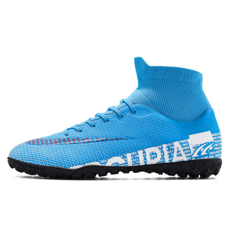 Men's Plus Size Soccer Shoes High Top AG Spikes - iztia